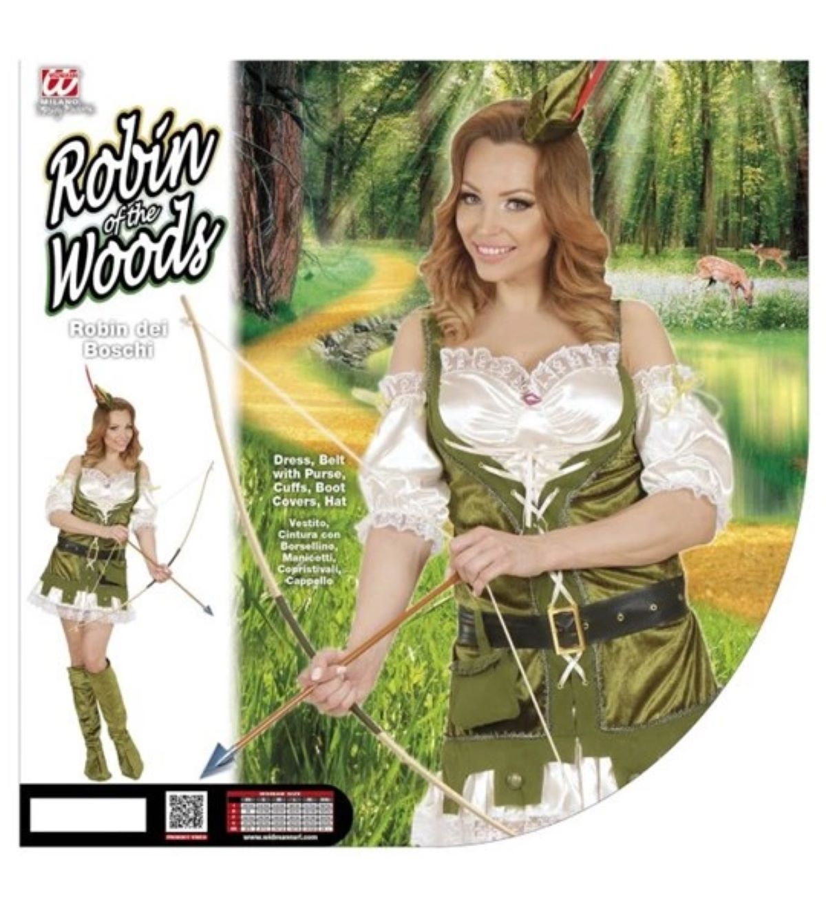 das-kost-mland-damen-lady-robin-of-sherwood-kost-m-l-fasching image 3