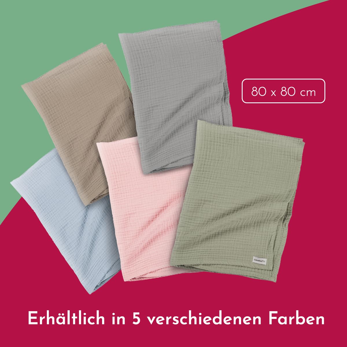 clinotest-nachwuchs-musselintuch-beige-80x80-baumwolle image 3