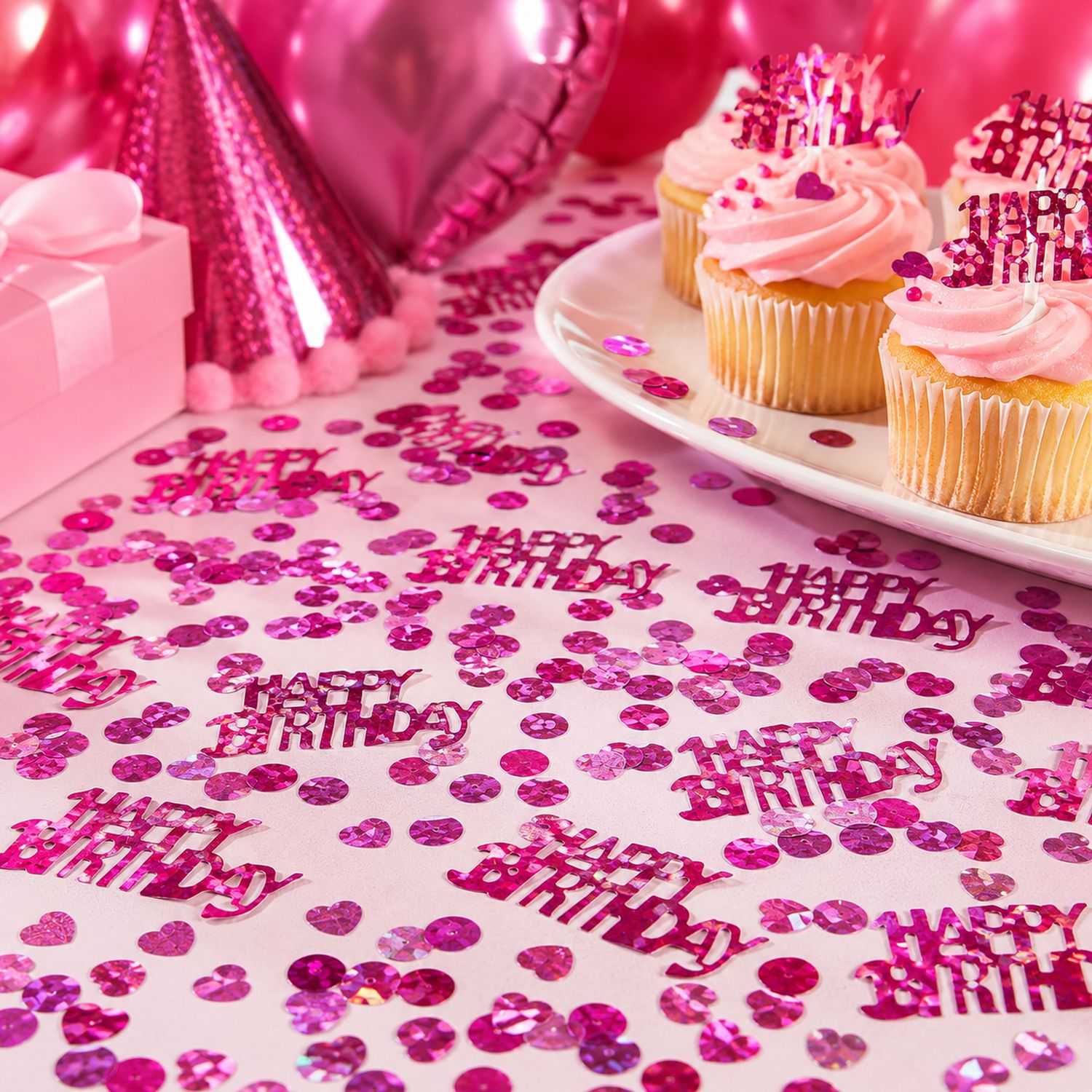 happy-birthday-konfetti-14-g-folie-metallisch-pink image 4