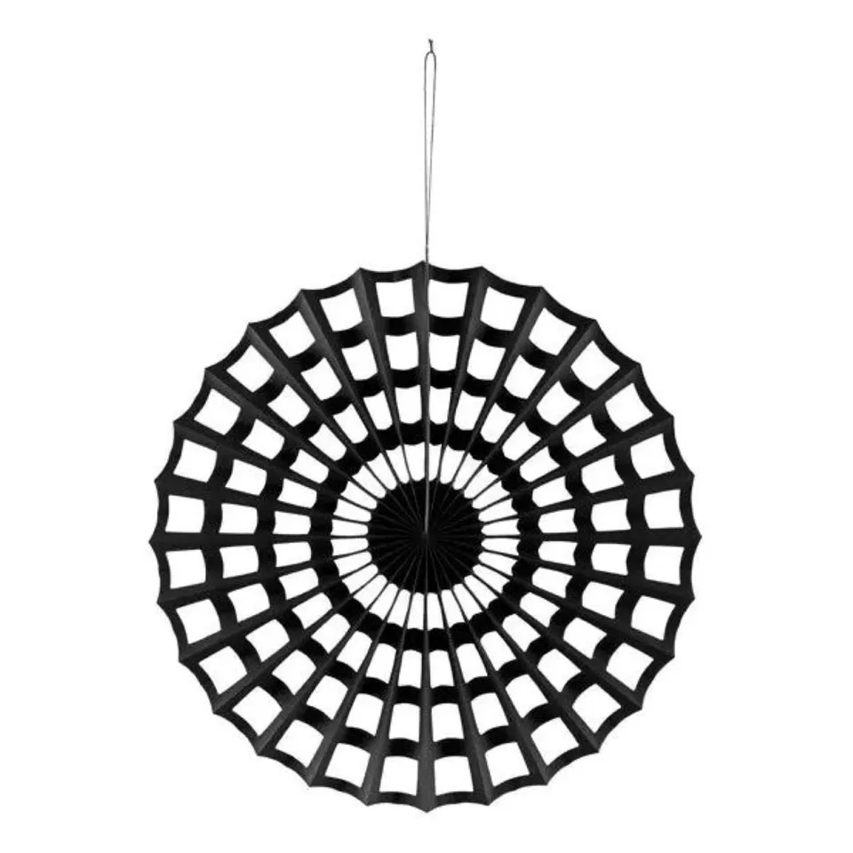 das-kost-mland-accessoires-dekof-cher-spinnennetz-50cm-schwarz-papier image 1