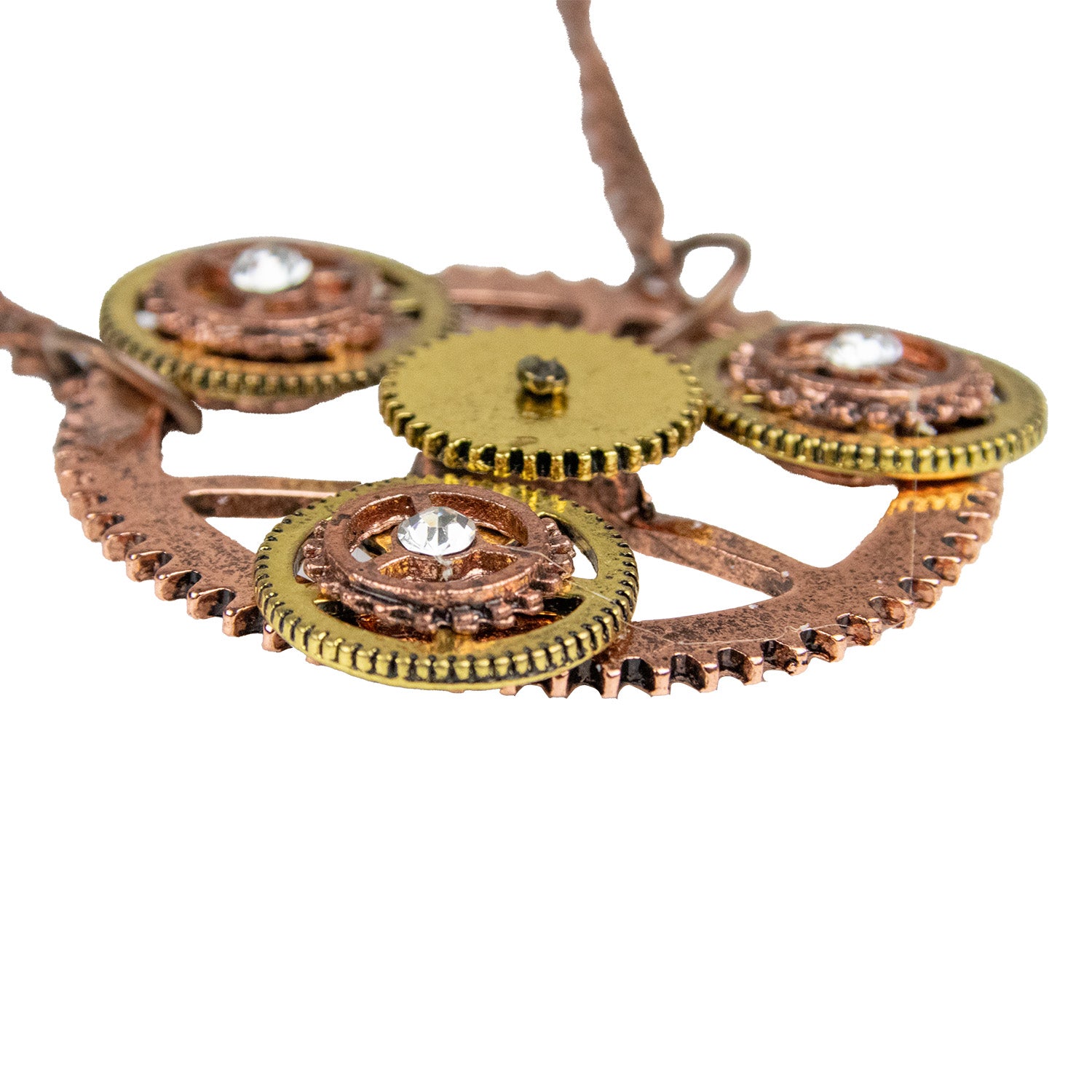 das-kost-mland-accessoires-steampunk-halskette-zahnr-der-bronze image 3