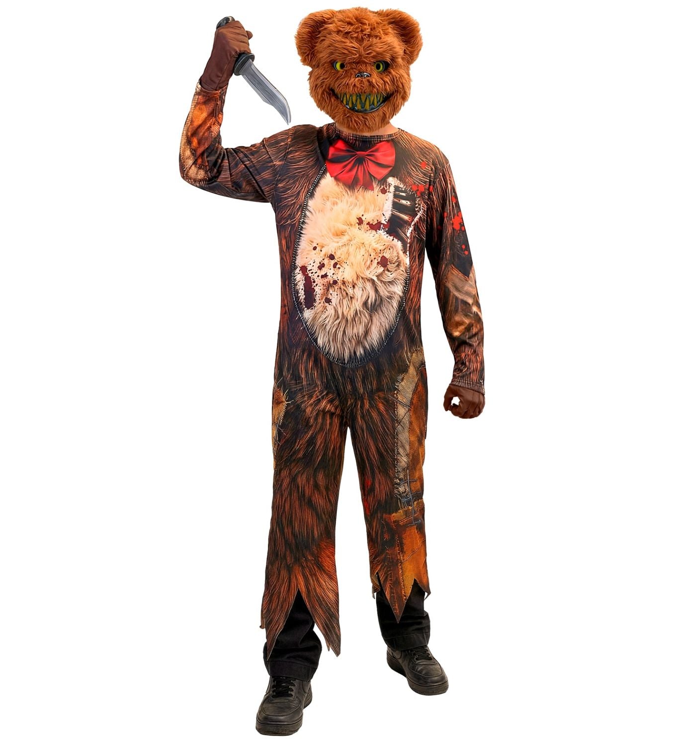 das-kost-mland-jungen-zombie-teddyb-r-kost-m-overall-maske-kinder image 7