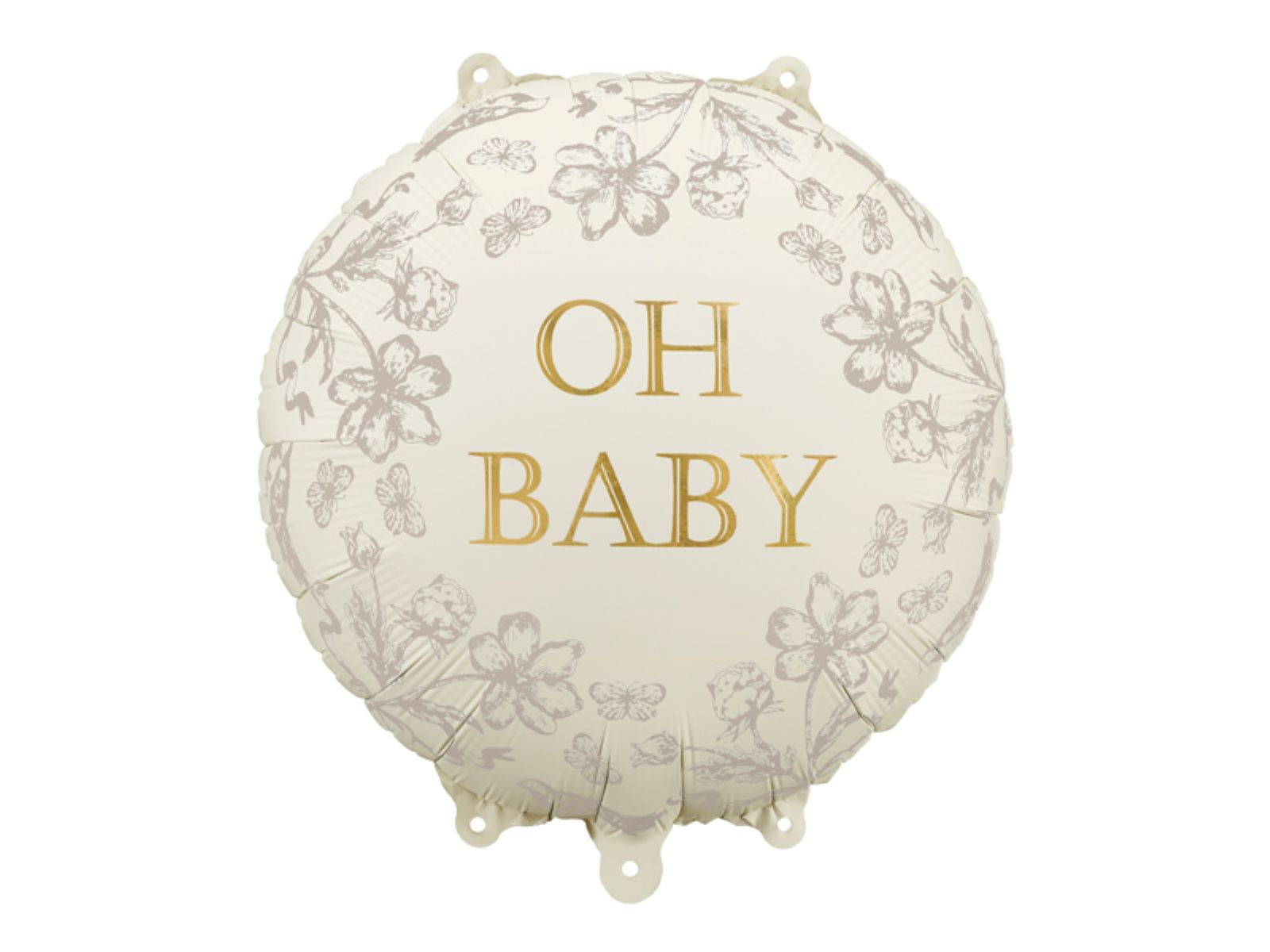 das-kost-mland-dekorationen-oh-baby-folienballon-blumen-43cm image 1