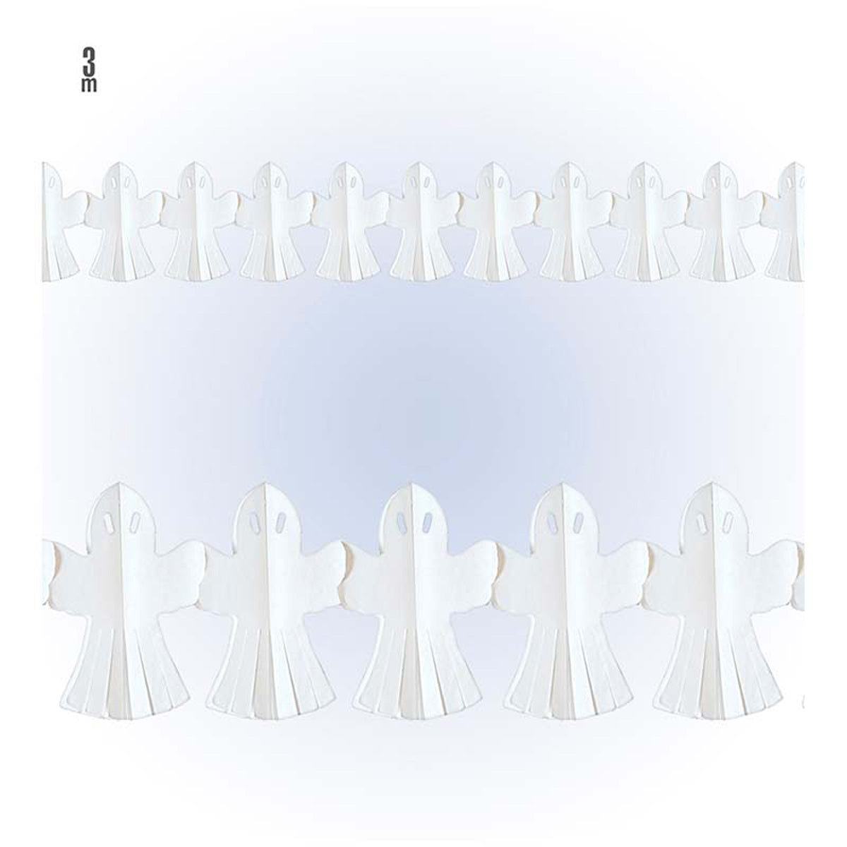 das-kost-mland-dekorationen-girlande-halloween-geister-3m-deko image 1