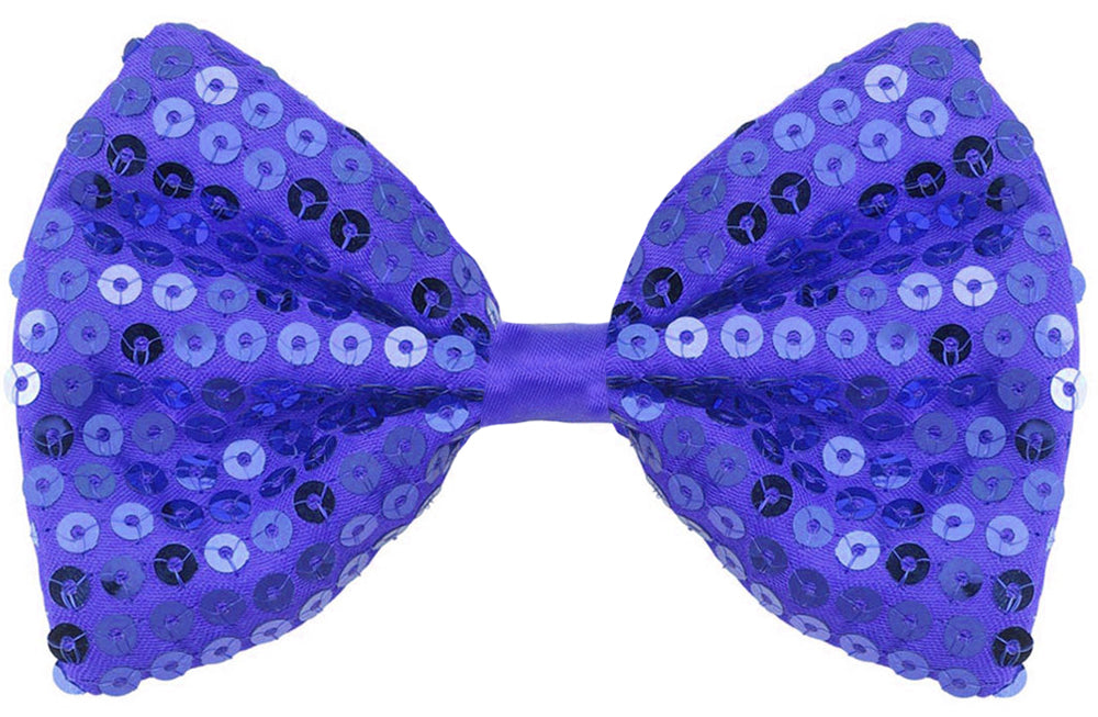 das-kost-mland-pailletten-fliege-glitzer-show-disco-blau image 2