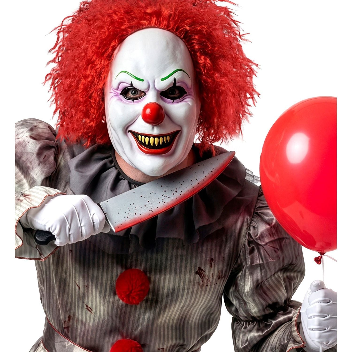 das-kost-mland-killer-clown-maske-wei-horror image 2