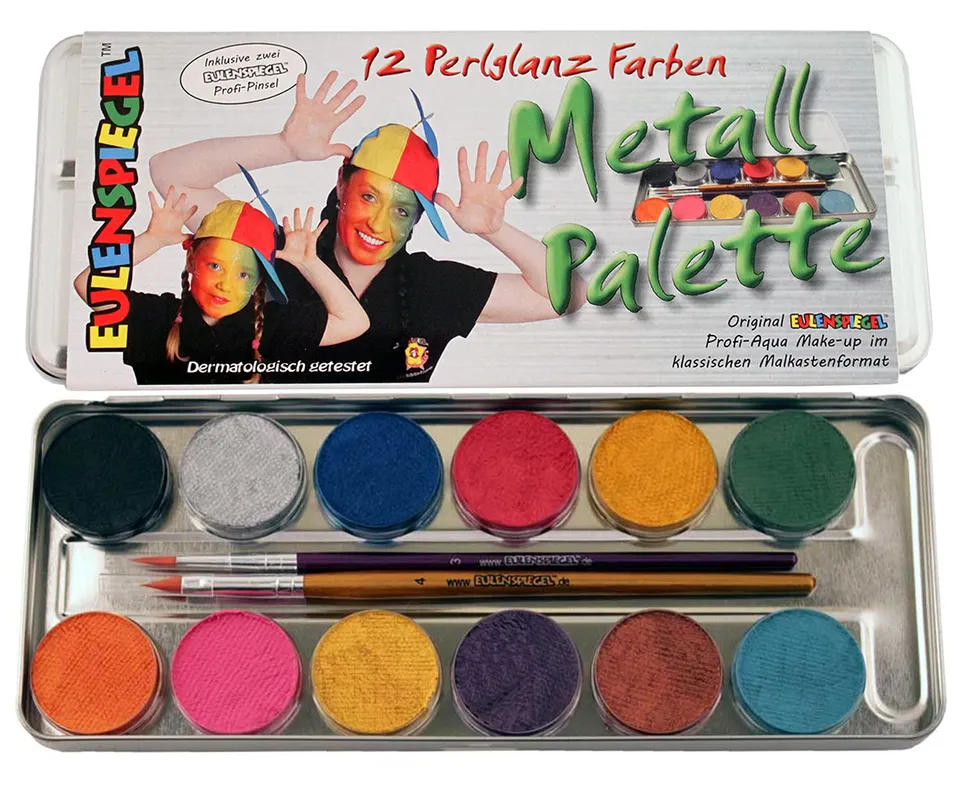 eulenspiegel-make-up-set-schminke-12-farben-pinsel image 1