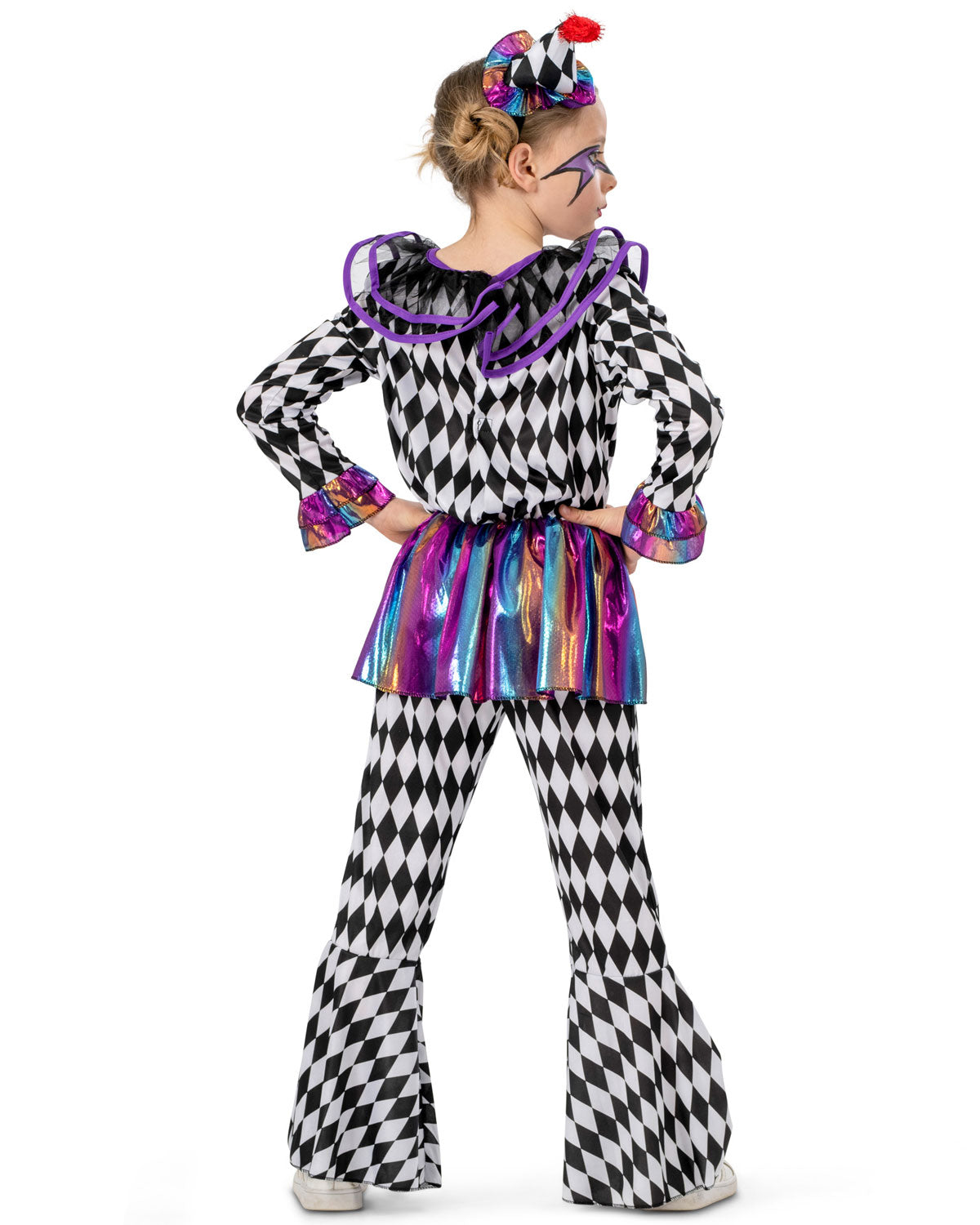 das-kost-mland-chelsey-harlekin-kinderkost-m-gr-116-mit-hut image 6