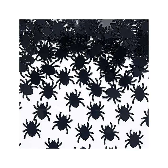 das-kost-mland-dekorationen-konfetti-spinnen-schwarz-15g-folie image 1