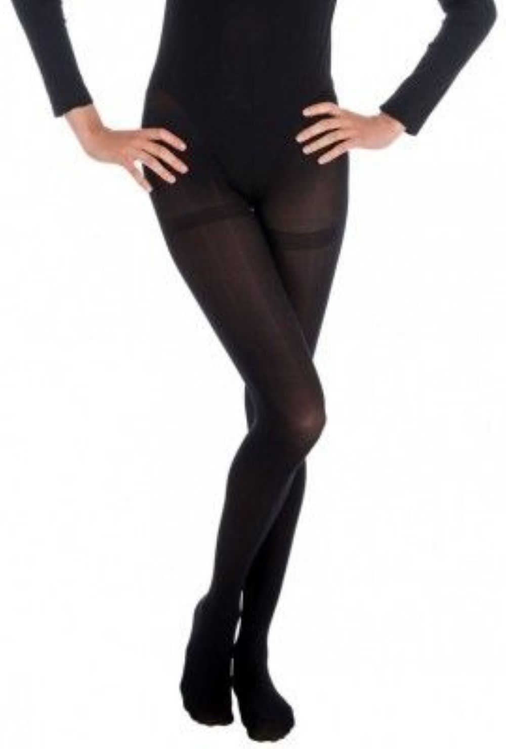 das-kost-mland-strumpfhose-blickdicht-60-den-schwarz-s-m image 1