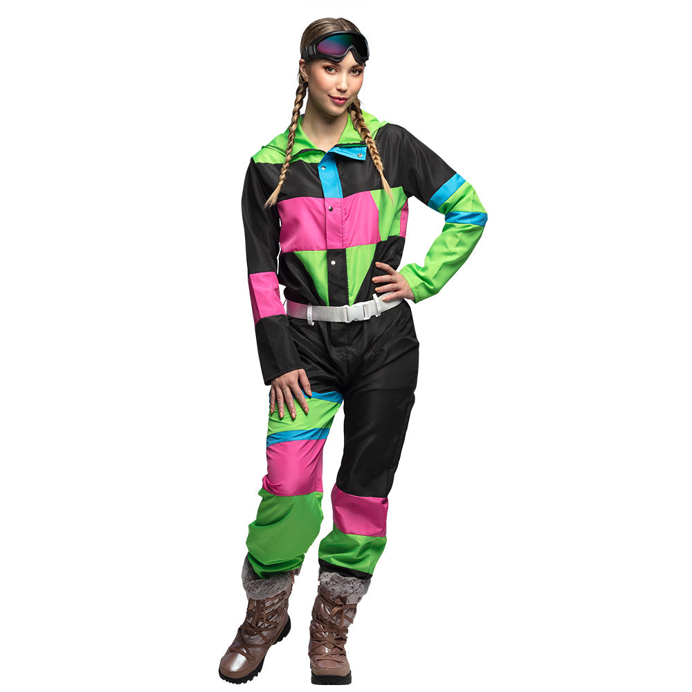 das-kost-mland-damen-skianzug-80s-3-tlg-overall-schwarz-gr-l image 1