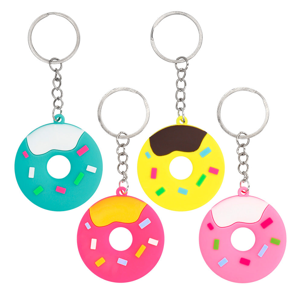 das-kost-mland-dekorationen-donut-schl-sselanh-nger-4-stk image 1