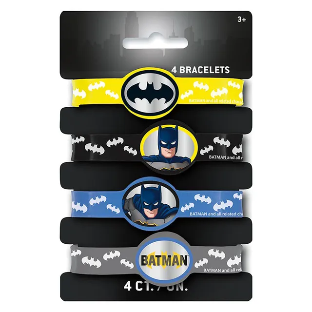 batman-sign-armband-4-stk-favours-kinder-party-mitgebsel image 1