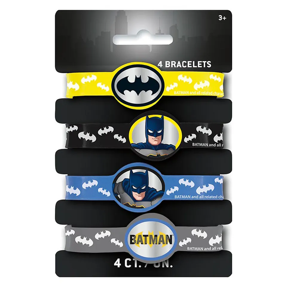 batman-sign-armband-4-stk-favours-kinder-party-mitgebsel image 1
