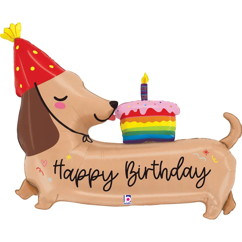 das-kost-mland-dekorationen-folienballon-happy-birthday-hund-109-cm image 1
