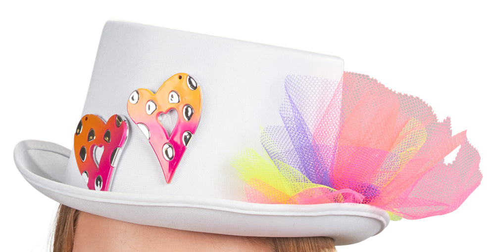 das-kost-mland-accessoires-zylinder-hut-herzen-damen-wei-bunt image 2