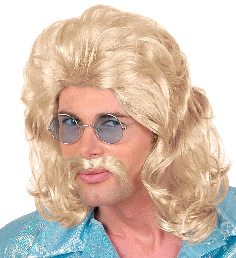 das-kost-mland-70er-per-cke-tommy-blond-herren-schnurrbart image 1