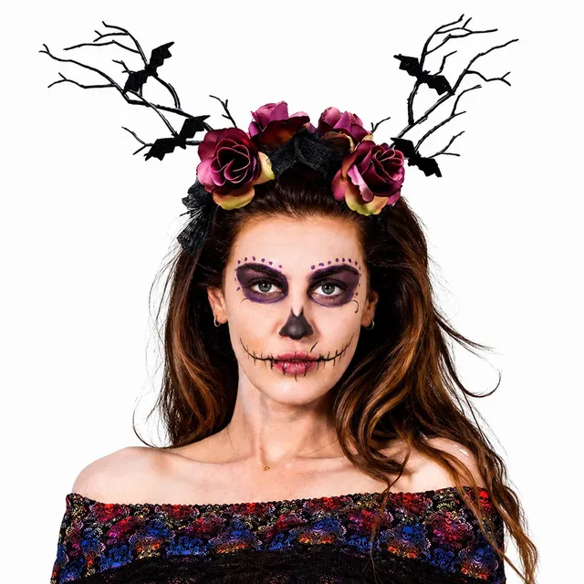 das-kost-mland-accessoires-waldnymphe-haarreif-flederm-use-halloween image 1