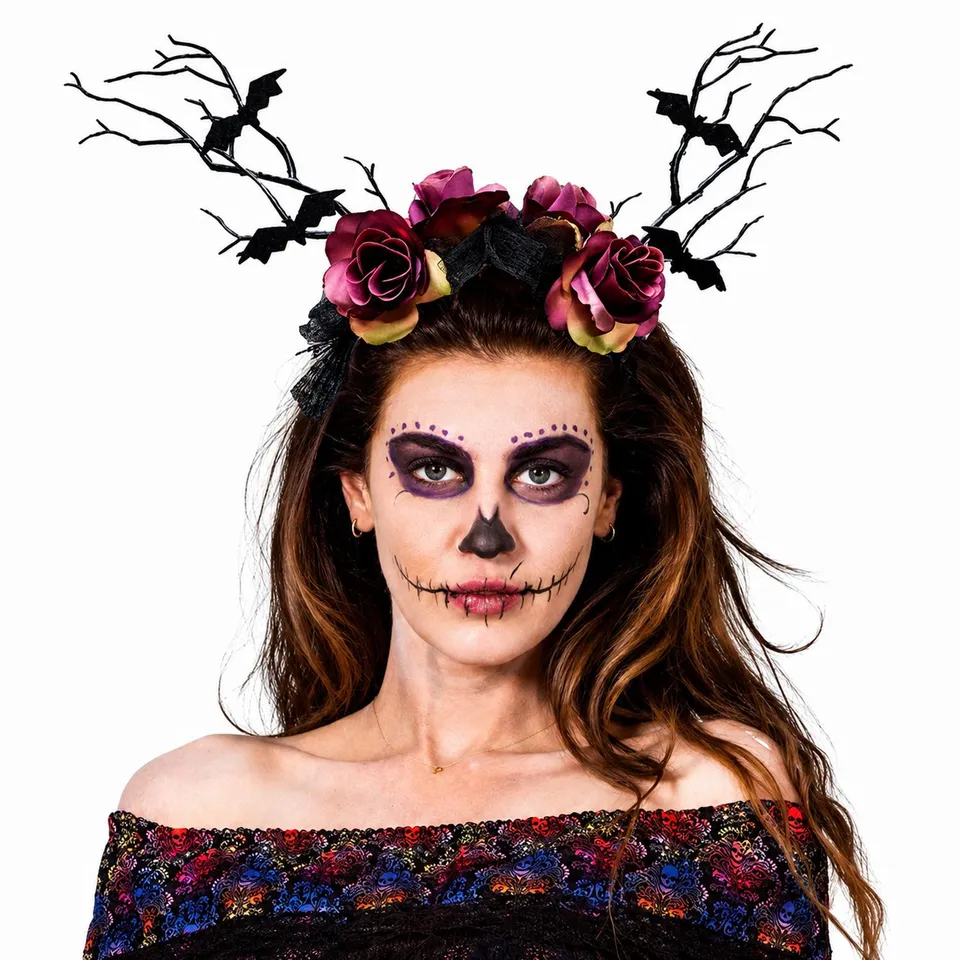 das-kost-mland-accessoires-waldnymphe-haarreif-flederm-use-halloween image 1