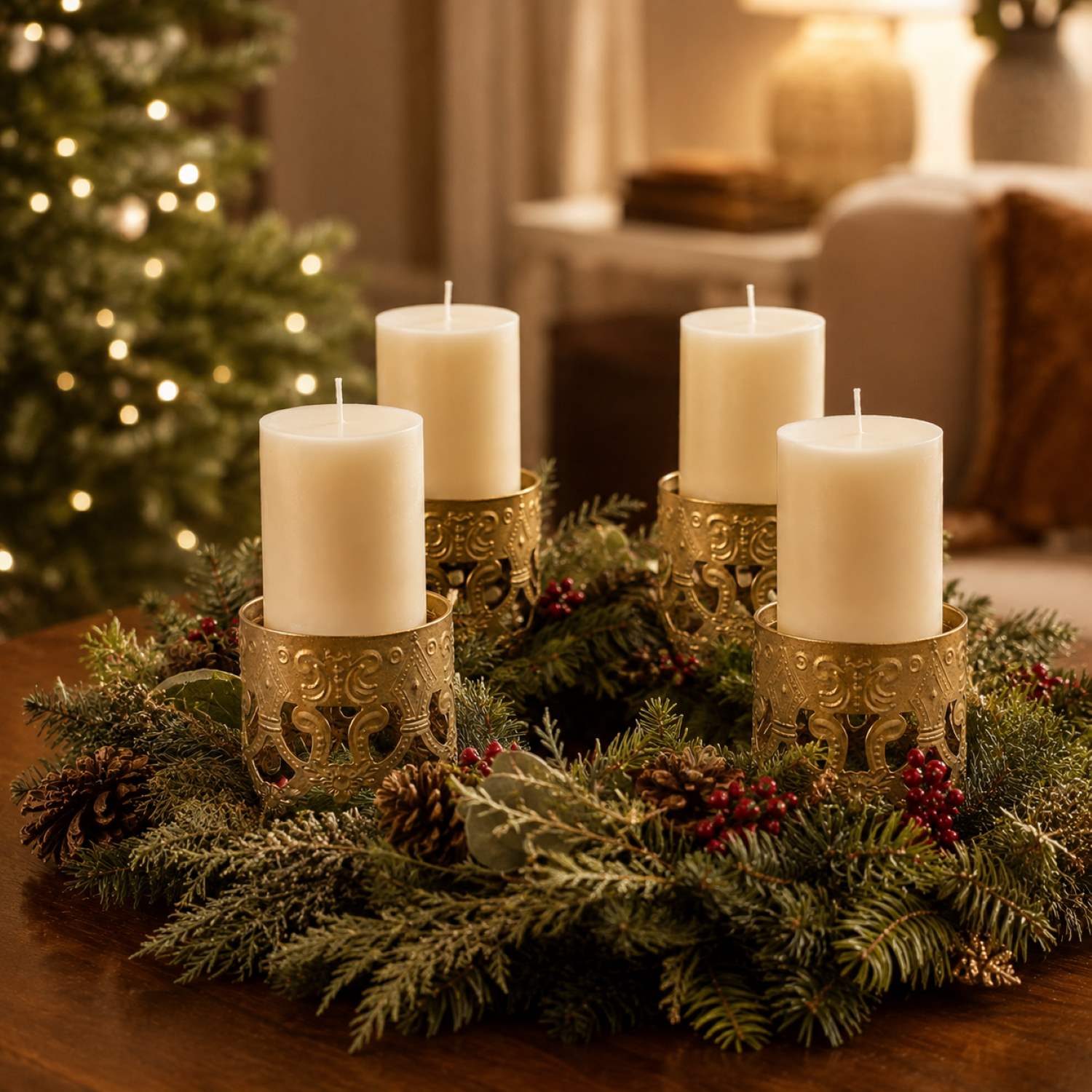 weihnachtsdekoration-adventskranz-kerzenhalter-7-5x15-cm-gold image 4