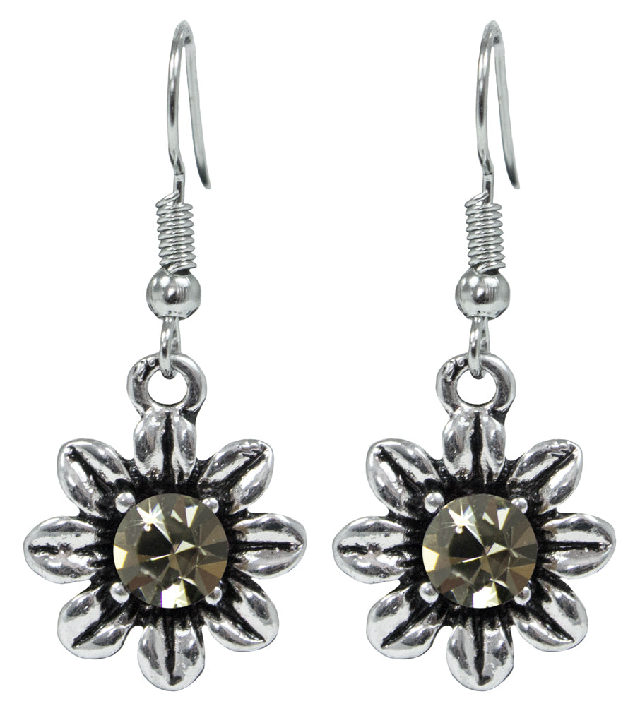 das-kost-mland-blumen-collier-mit-ohrh-ngern-black-diamond-halskette image 4