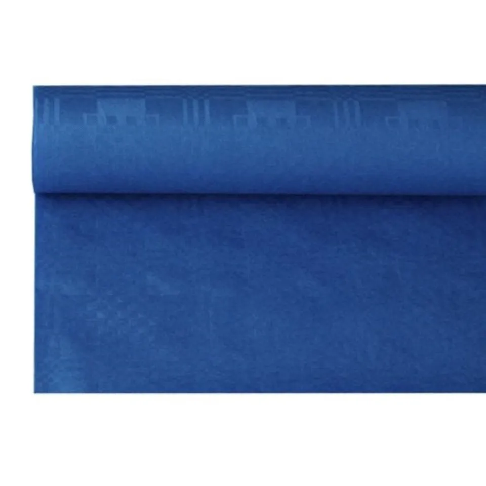 das-kost-mland-tischdecke-papier-damast-8m-dunkelblau image 1