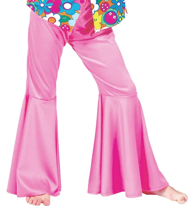 das-kost-mland-m-dchen-hippie-schlaghose-rosa-gr-140-stretch image 1