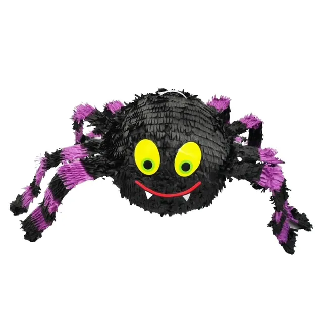 das-kost-mland-pinata-spinne-pinata-schwarz-lila-26x26x23cm image 1