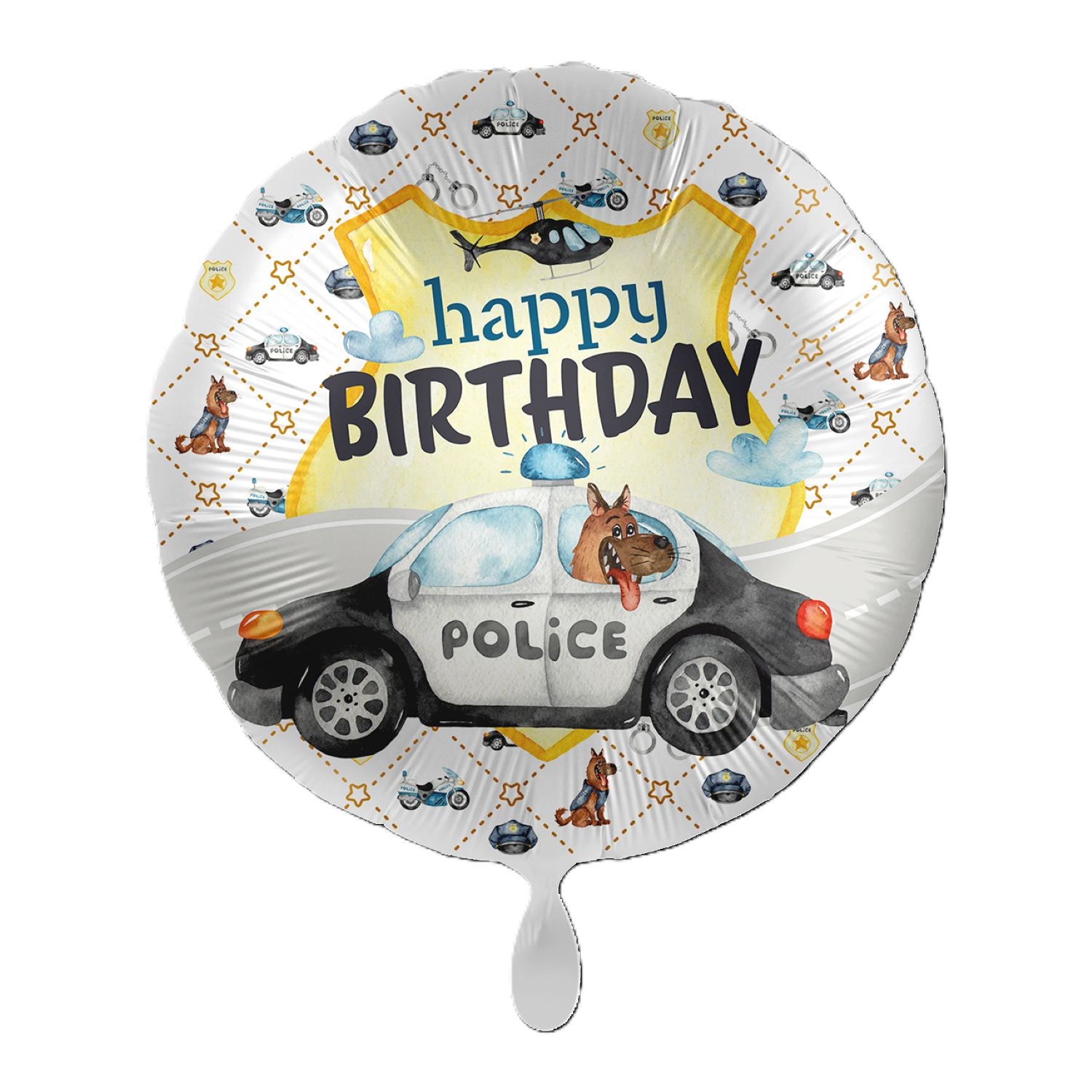 das-kost-mland-dekorationen-folienballon-happy-birthday-43cm image 1