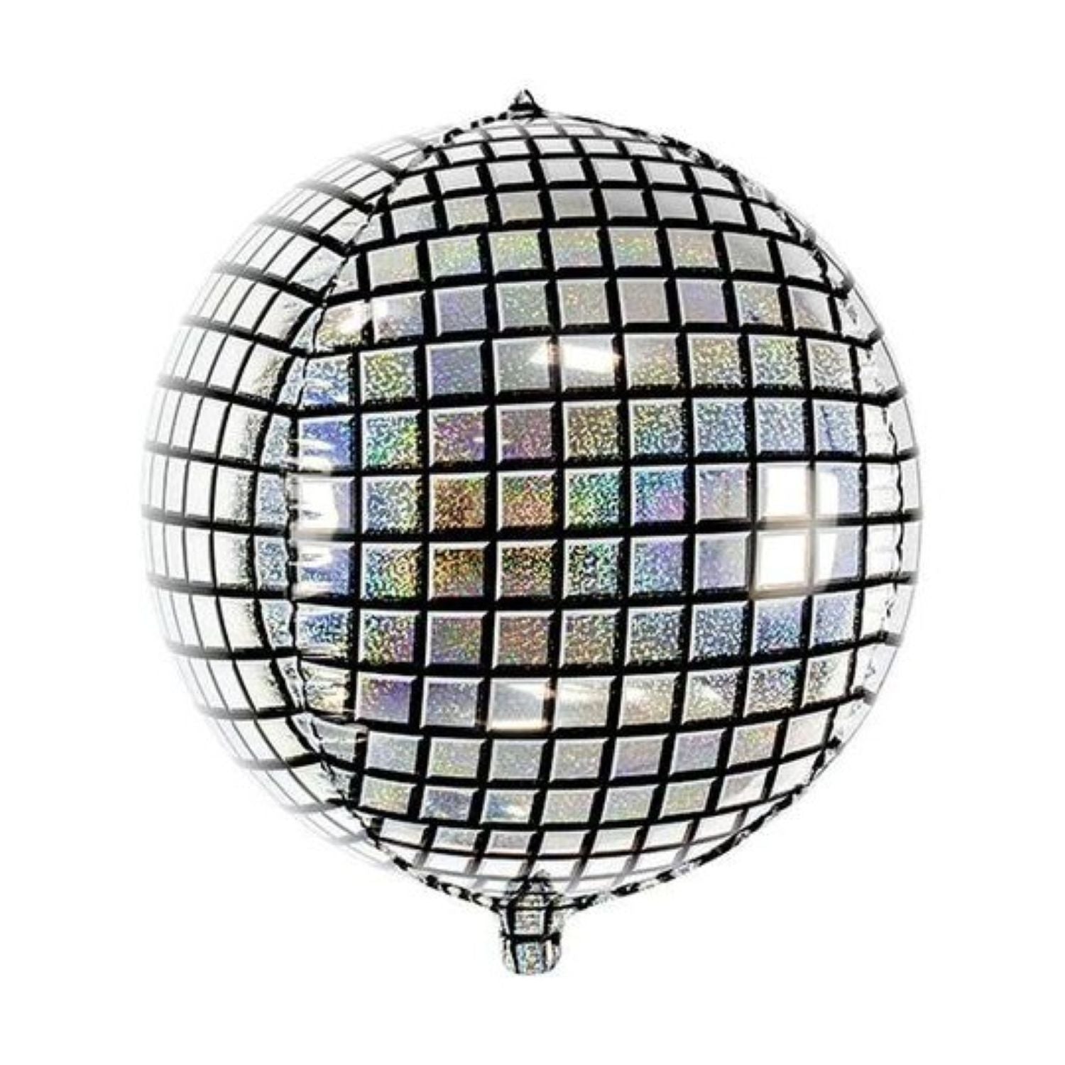 das-kost-mland-dekorationen-folienballon-discokugel-silber-40-cm image 1