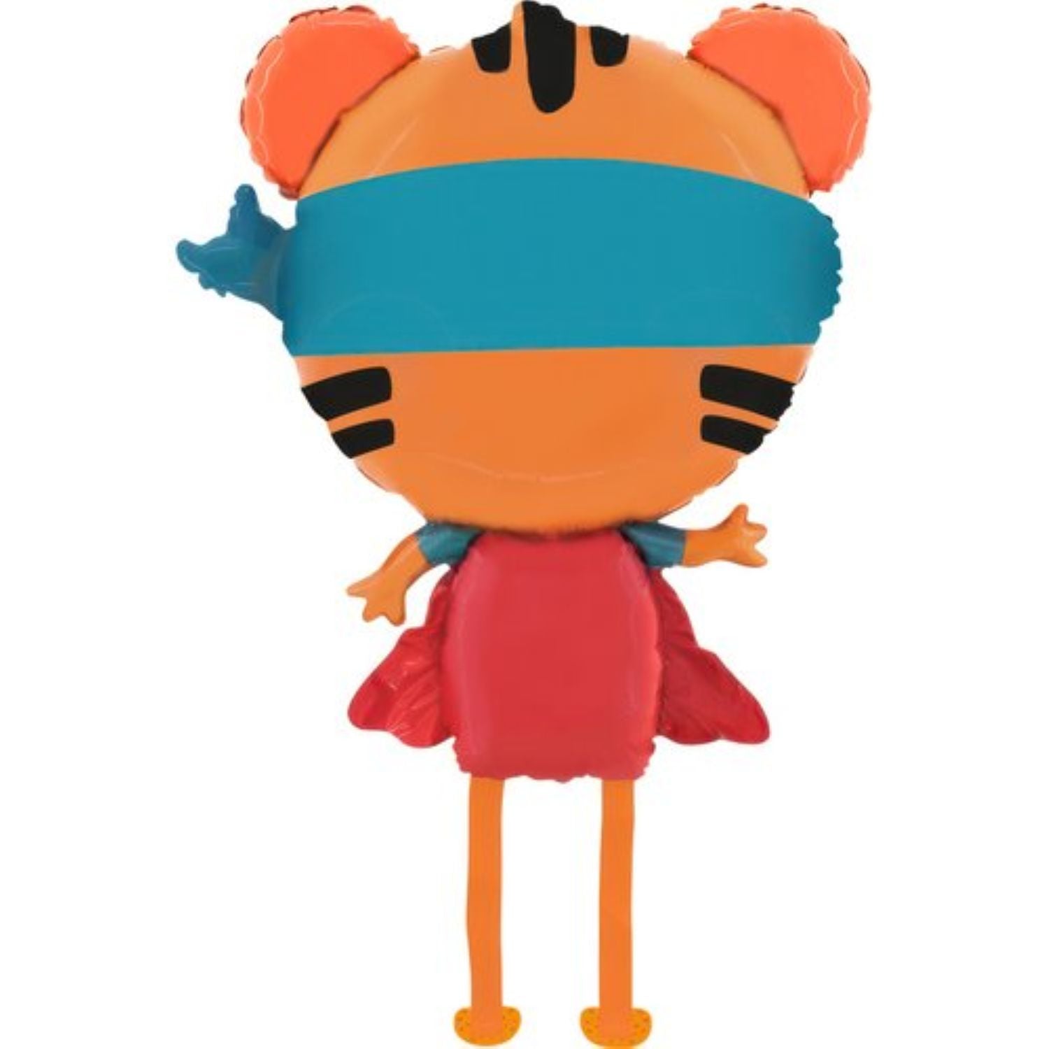 das-kost-mland-dekorationen-airwalker-superheld-tiger-folienballon-84cm image 3