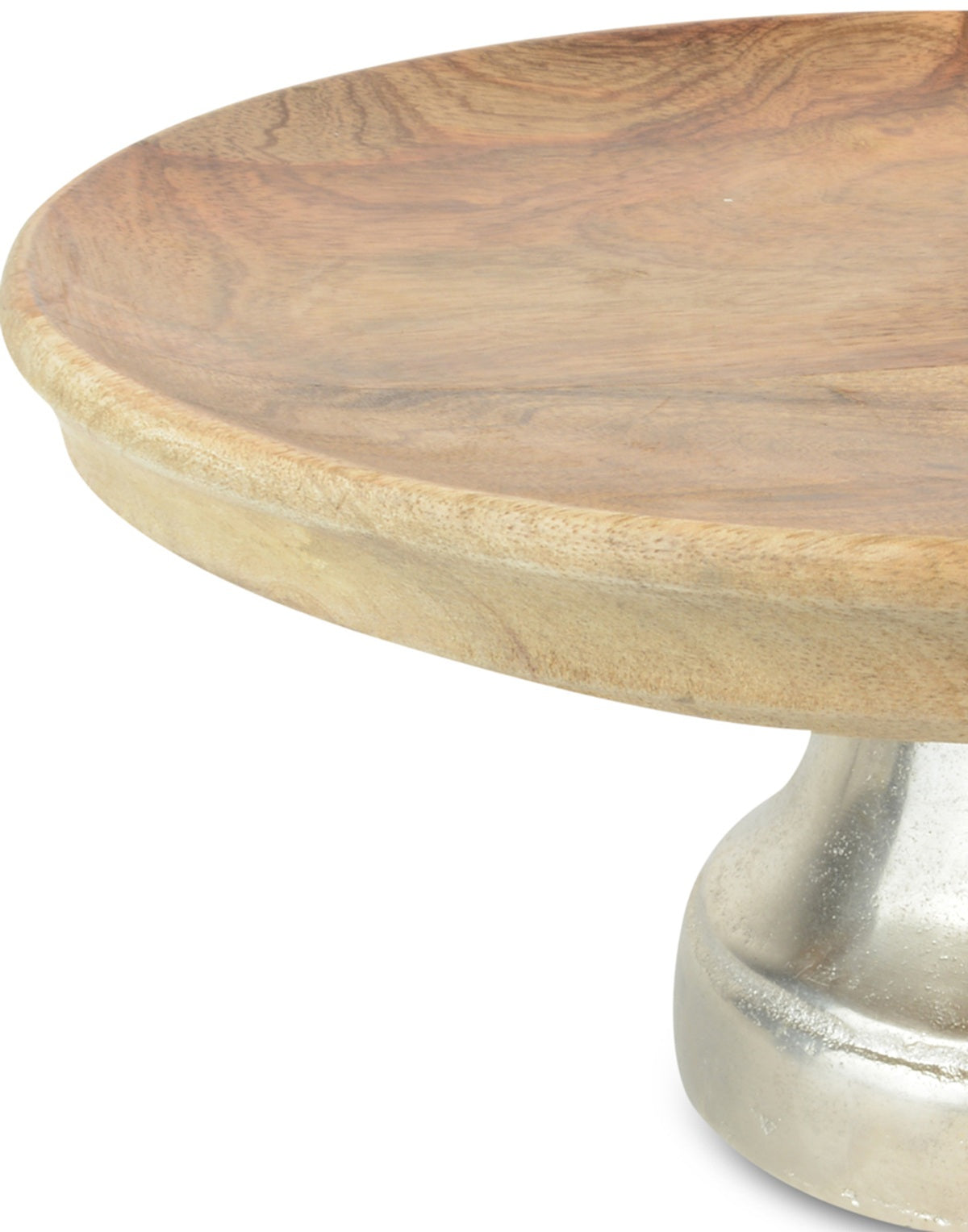 riffelmacher-dekoteller-metallfu-70349-mangoholz-30x13cm-natur image 2