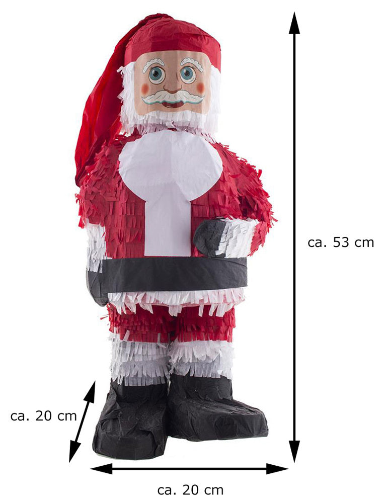 das-kost-mland-pinata-weihnachtsmann-party-deko-54-cm-zum-bef-llen image 3