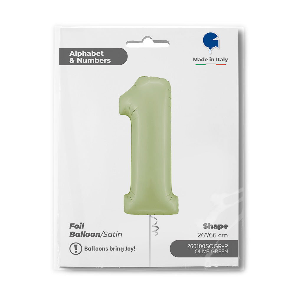 das-kost-mland-riesenzahl-folienballon-66-cm-zahl-1-satin-olive image 2