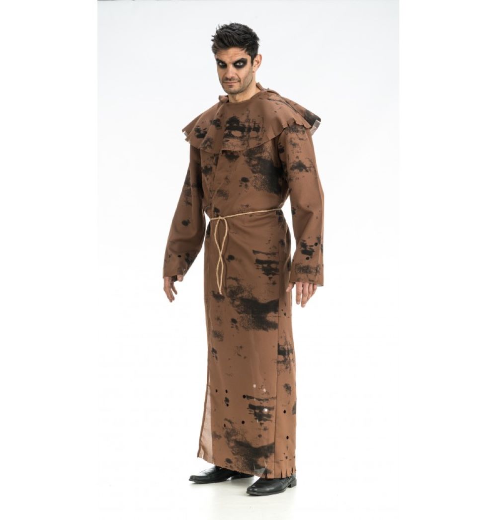 das-kost-mland-herren-zombie-m-nch-kost-m-braun-l image 3