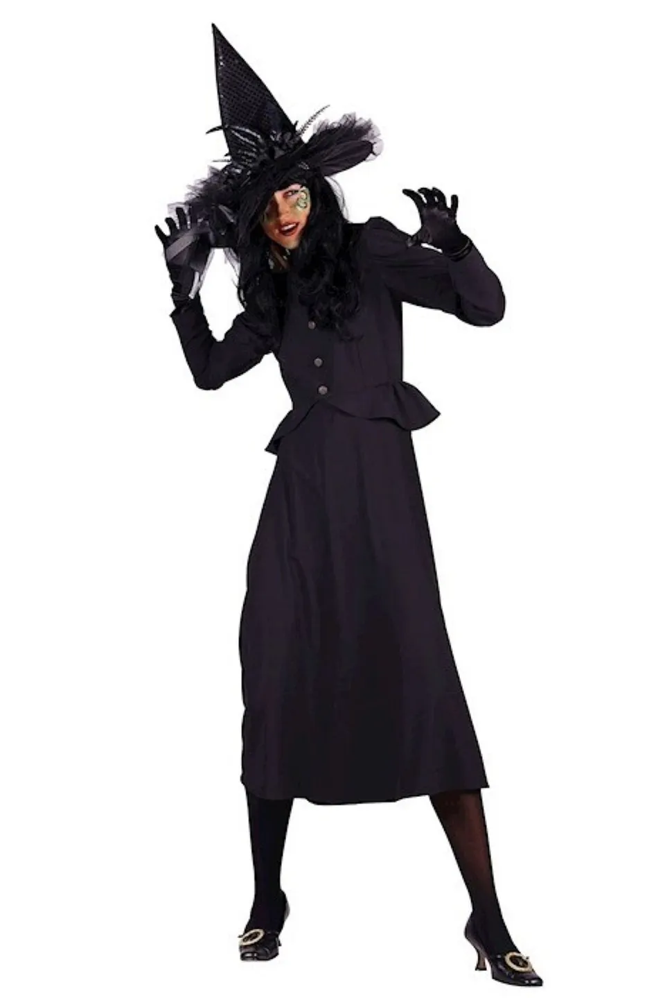 das-kost-mland-damen-lady-hexe-classic-kost-m-xxl-halloween image 1