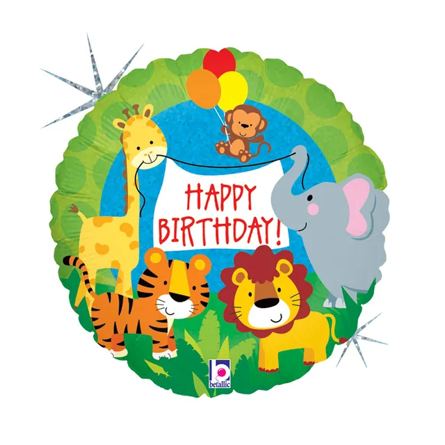 folienballon-happy-birthday-dschungel-holo-46-cm-glitter image 1