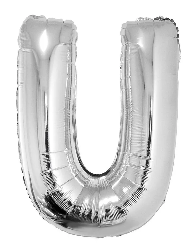 das-kost-mland-dekorationen-xxl-folienballon-100cm-silber-u image 1
