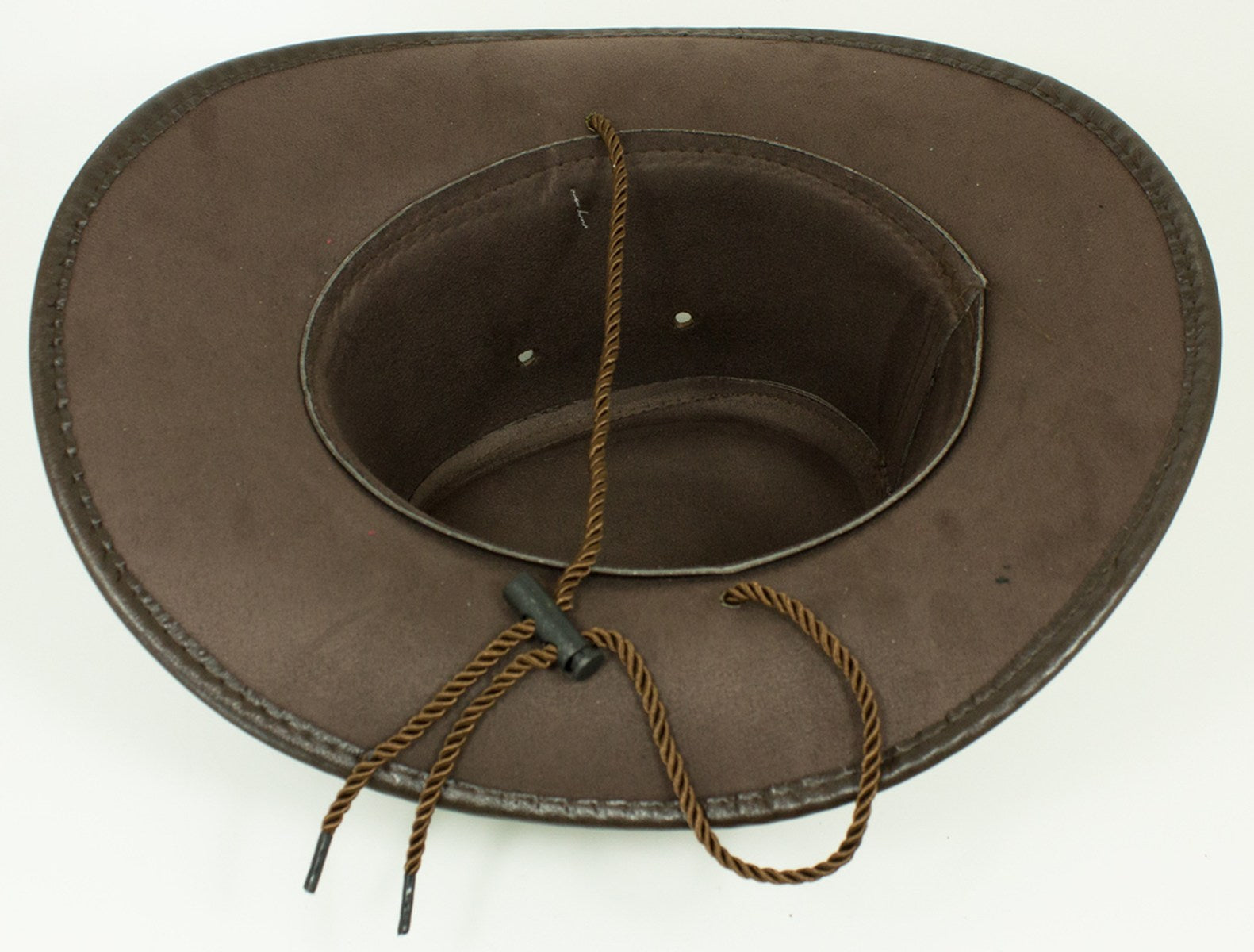 das-kost-mland-cowboyhut-john-lederlook-hut-braun-58-cm image 6