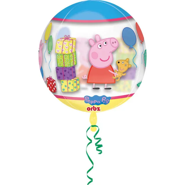 das-kost-mland-orbz-peppa-pig-ballon-40-cm-3d-kugel image 1