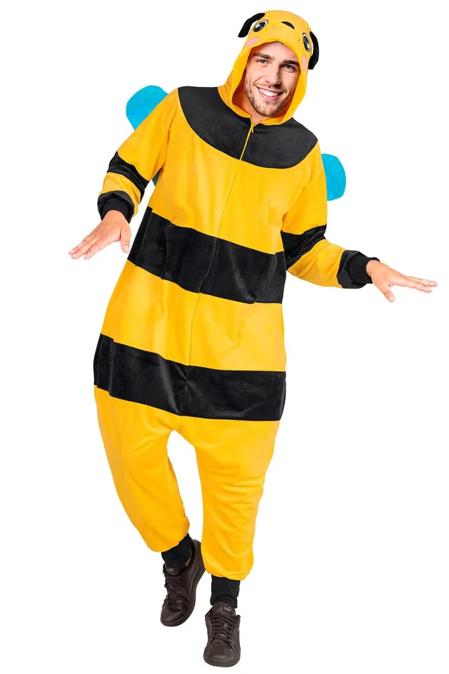 das-kost-mland-biene-overall-pl-schkost-m-gelb-schwarz-l-xl image 1