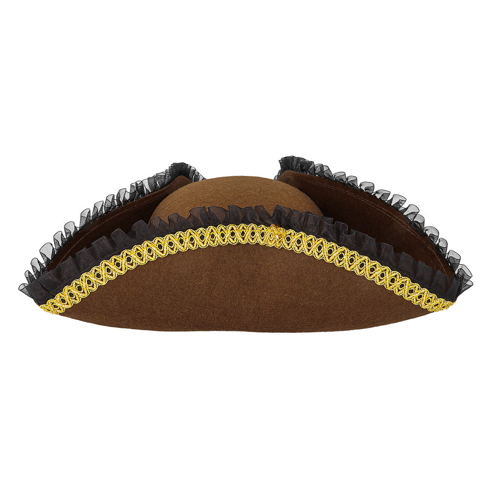 das-kost-mland-coral-piratenhut-braun-damen-dreispitz image 4