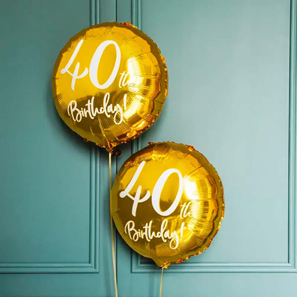 das-kost-mland-40th-birthday-folienballon-gold-45-cm image 3