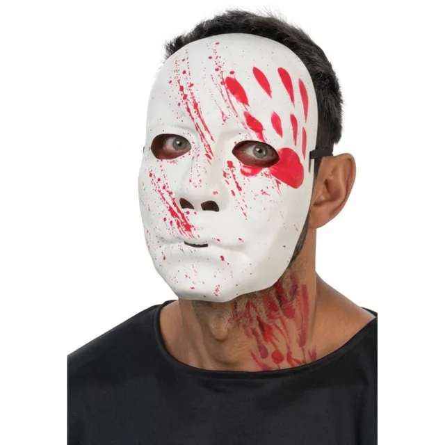 das-kost-mland-halloween-maske-blutflecken-wei-horror image 1