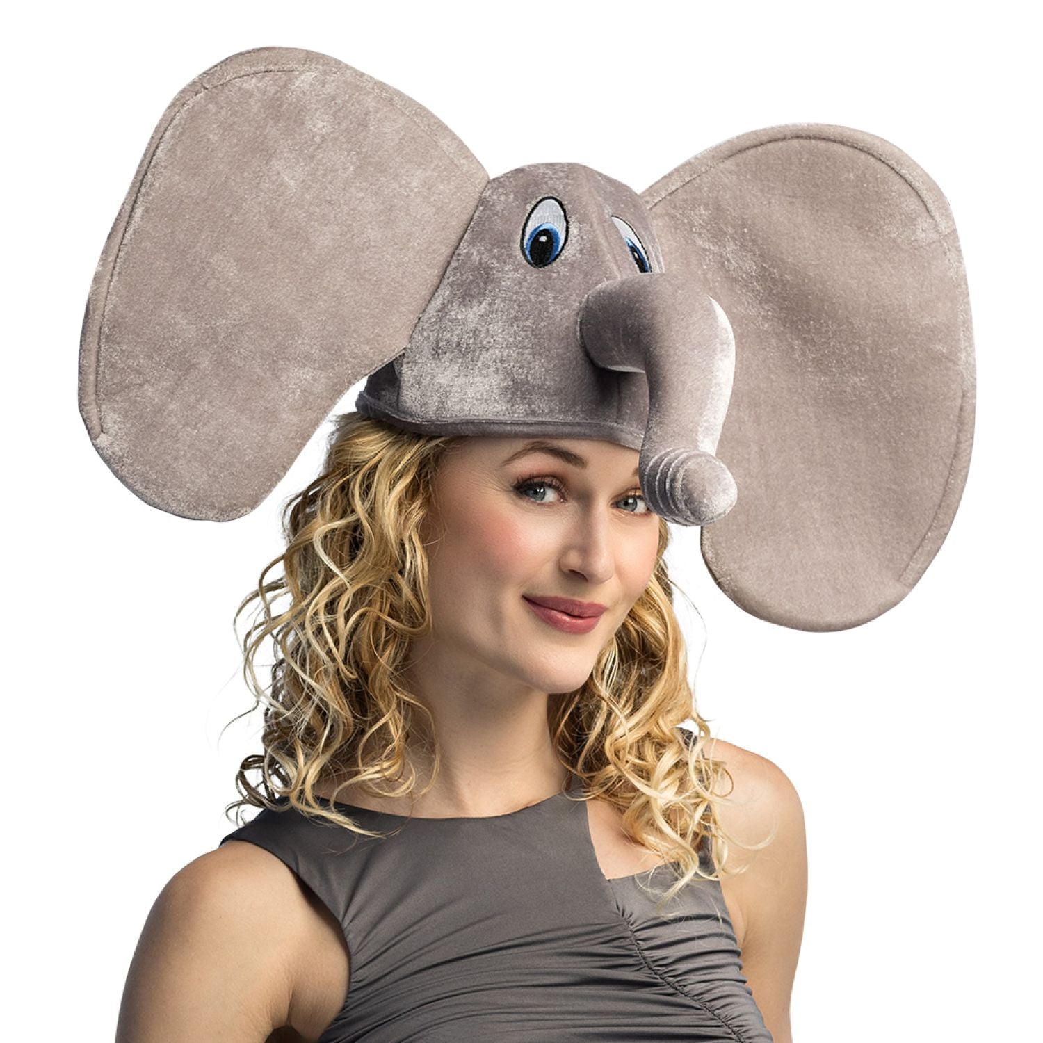 das-kost-mland-elefant-hut-grau-f-r-erwachsene image 1