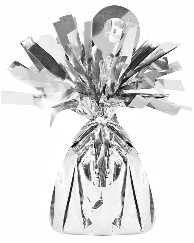 das-kost-mland-dekorationen-ballongewicht-folie-170-g-silber image 1
