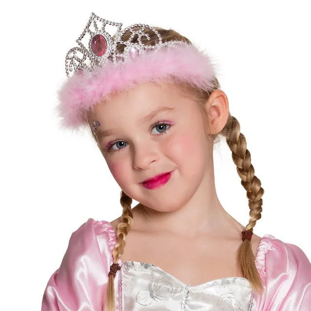 das-kost-mland-tiara-jasmine-krone-kinder-rosa-silber image 1