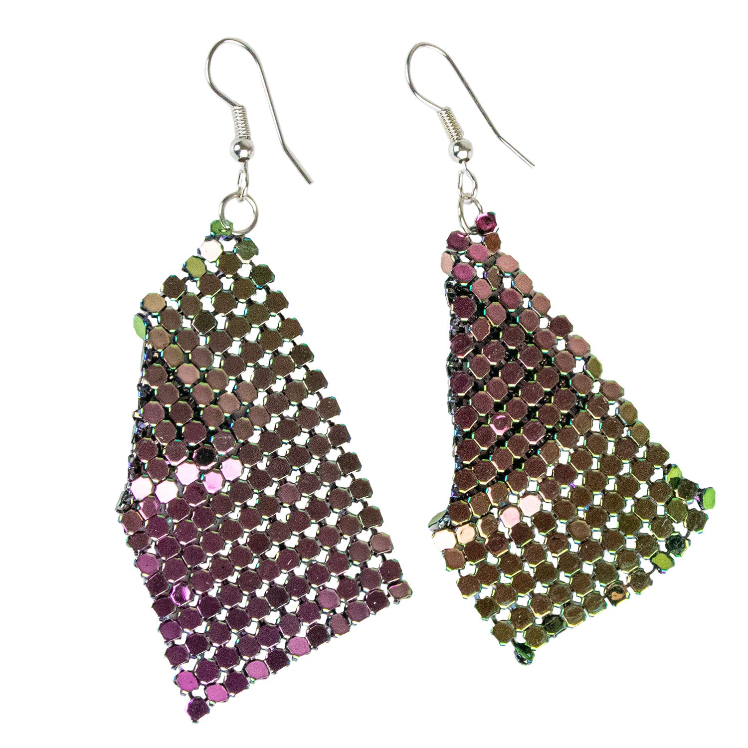 das-kost-mland-414114-regenbogen-ohrringe-disco-schmuck-bunt-glitzer image 2