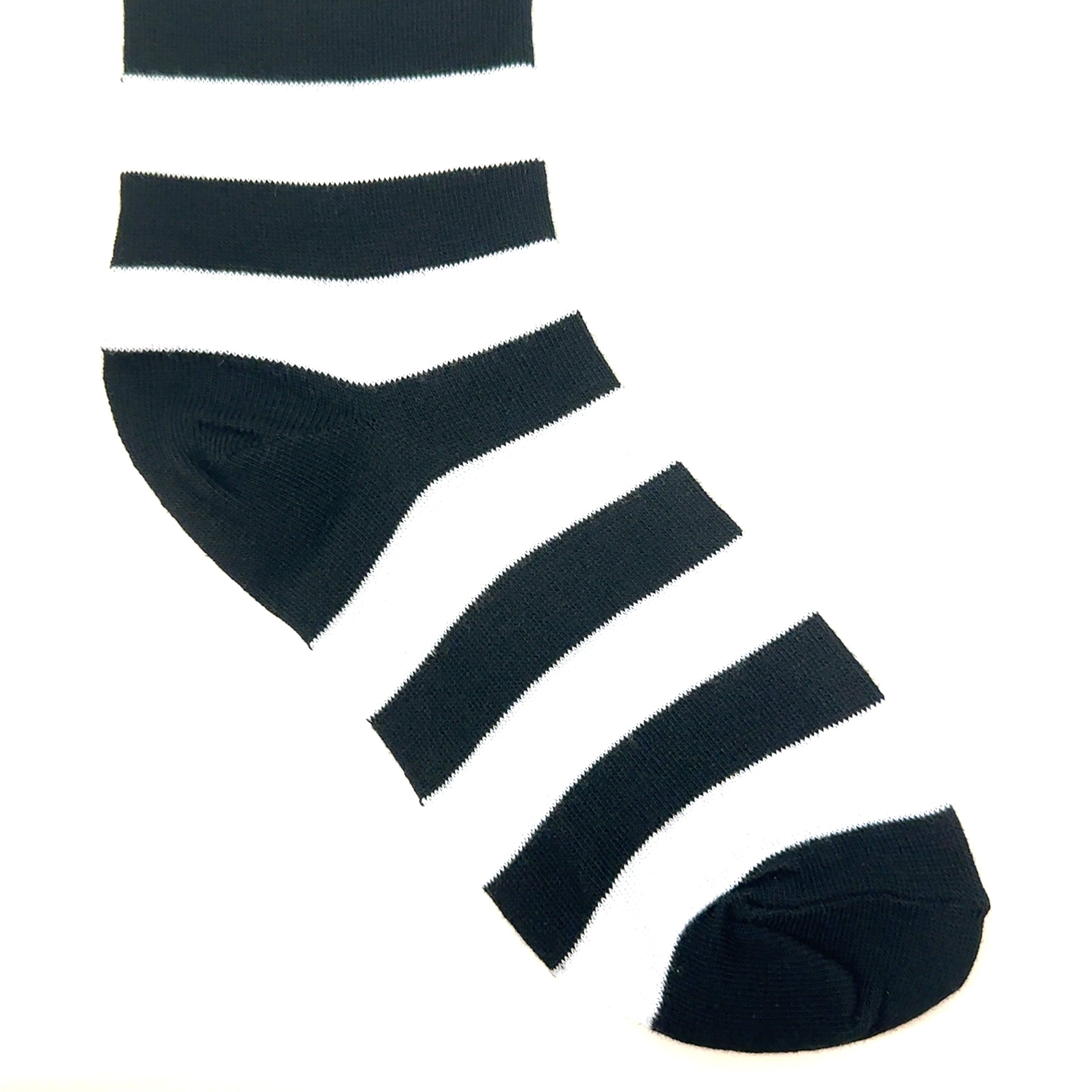 das-kost-mland-ringelstr-mpfe-overknees-kniestr-mpfe-schwarz-wei image 6
