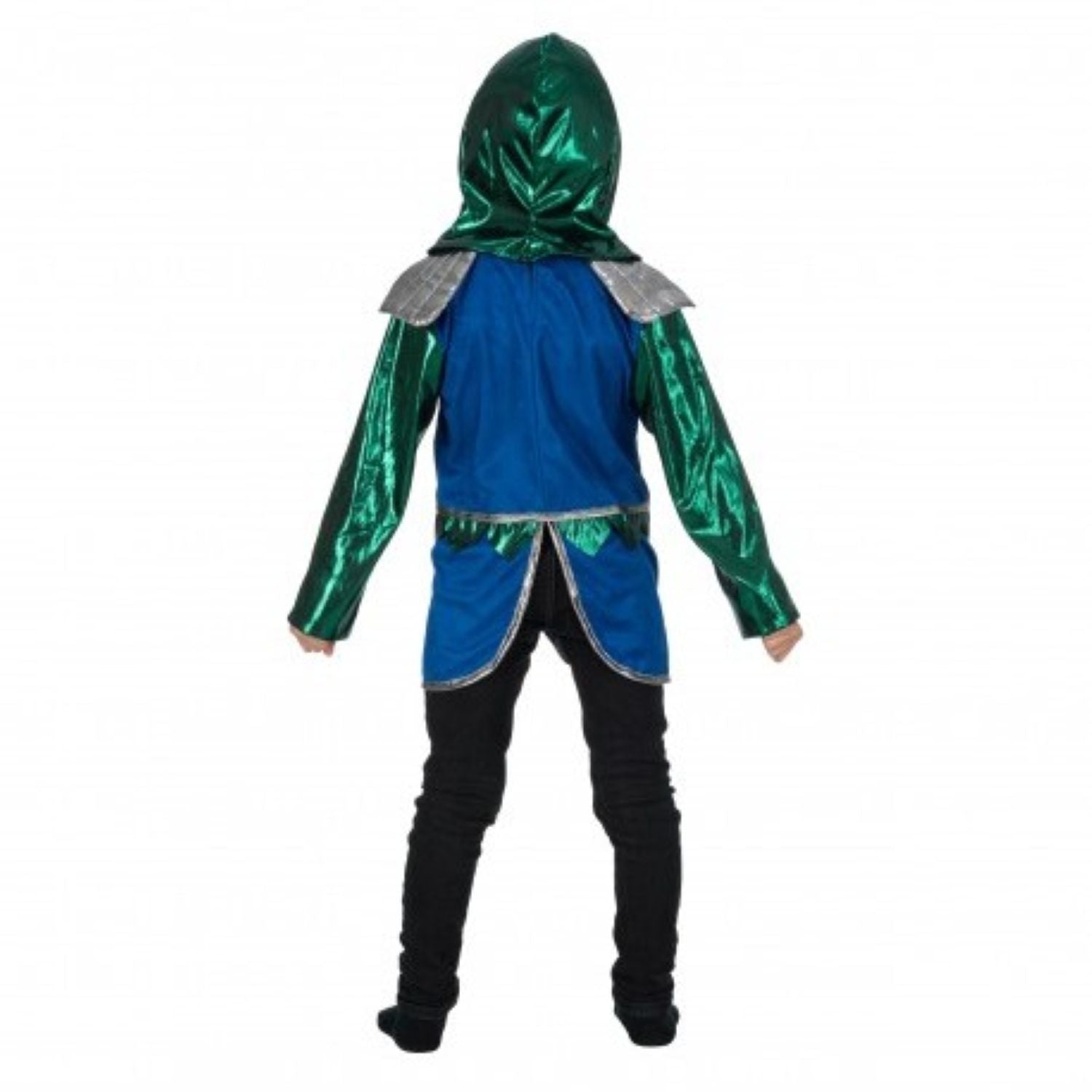 das-kost-mland-jungen-ritterkost-m-drache-blau-2-teilig-mit-kapuze image 2